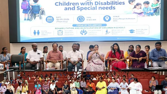 பள்ளிக்கு செல்லாத மாற்றுத்திறன் குழந்தைகளுக்கு சிறப்பு முகாம்