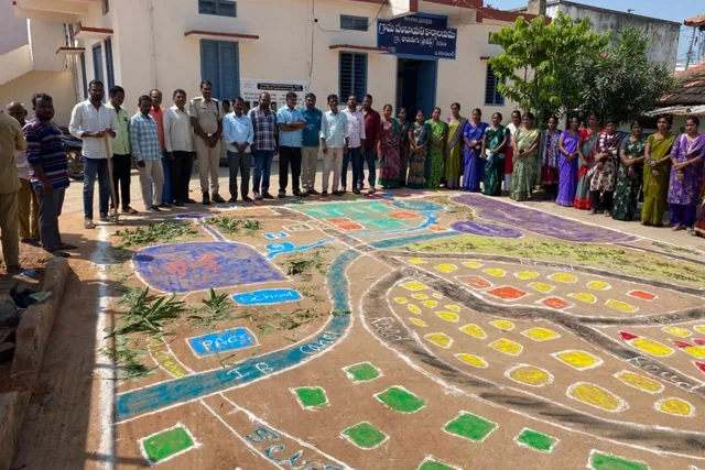 రామడుగులో VB-GRAMG పనులపై సర్పంచ్ అధ్యక్షతన సమావేశం