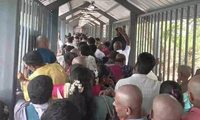 తిరుమలలో పెరిగిన భక్తుల రద్దీ