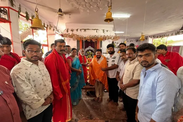 లింగాల కనకదుర్గ అమ్మవారిని దర్శించుకున్న కొప్పుల వేణారెడ్డి