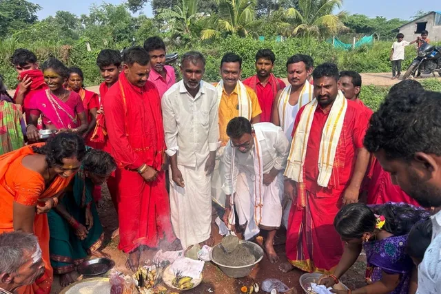 అడవి అగ్రహరం గ్రామంలో శ్రీ కృష్ణ ఆలయం శంకుస్థాపన ప్రారంభం అడవి అగ్రహరం గ్రామంలో శ్రీ కృష్ణ ఆలయం శంకుస్థాపన ప్రారంభం