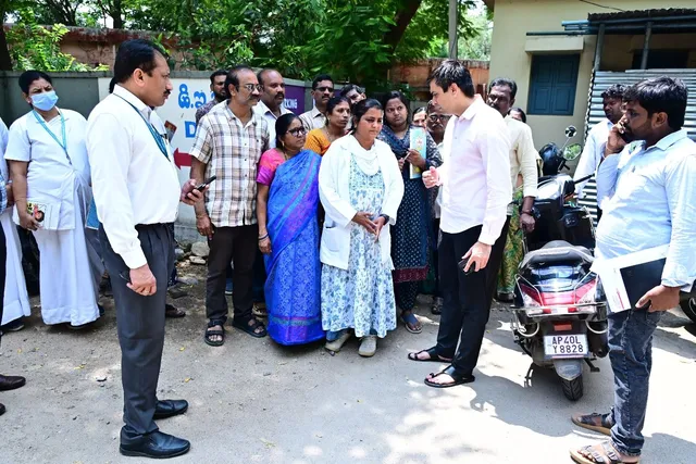 చిత్తూరు ప్రభుత్వ ఆసుపత్రిలో కలెక్టర్ ఆకస్మిక తనిఖీ