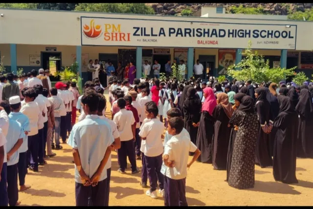బాల్కొండ జడ్పీహెచ్ఎస్ పాఠశాలలో "నశాముక్త్ భారత్" నిర్వహణ