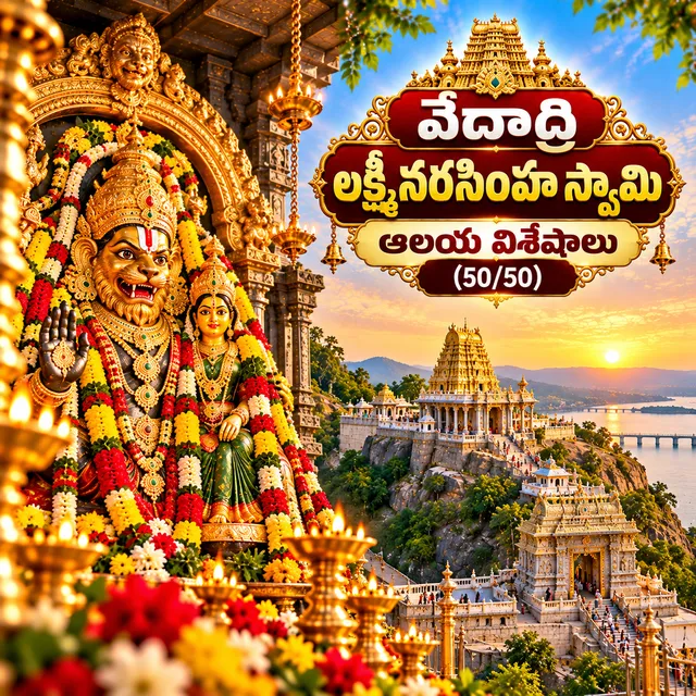 వేదాద్రి లక్ష్మీనరసింహ స్వామి ఆలయ విశేషాలు (50/50)