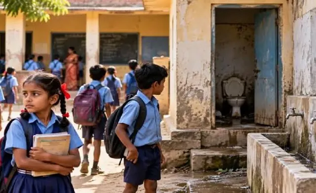 భారత్ స్కూళ్లలో దారుణ శానిటేషన్: WHO నివేదిక భారత్ స్కూళ్లలో దారుణ శానిటేషన్: WHO నివేదిక