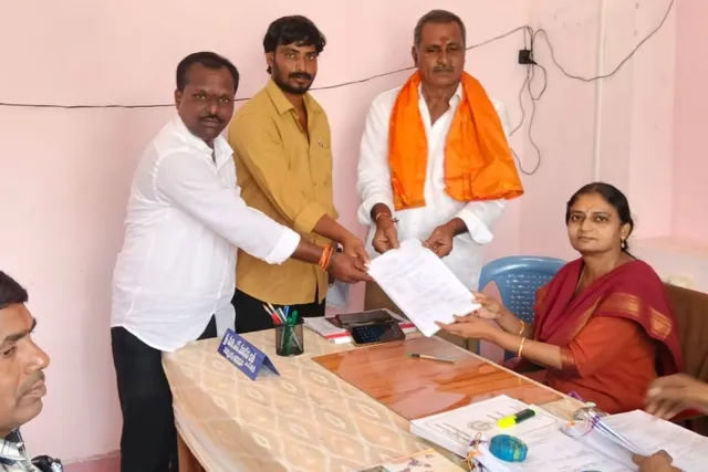 వైకాపా ఎంపీటీసీ అభ్యర్థిగా నరవ విరుపాక్షి రెడ్డి