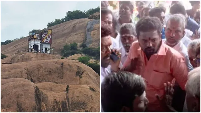 திருப்பரங்குன்றம் மலைமேல் செல்ல அனுமதி மறுப்பு.. கோயிலில் வாக்குவாதம்