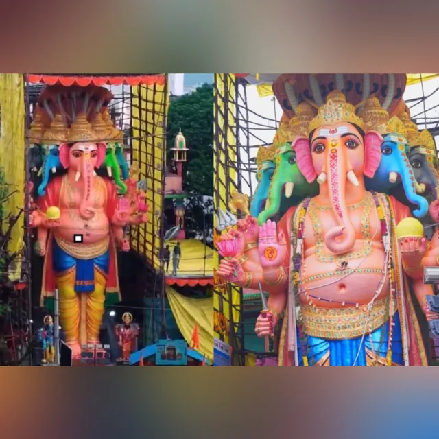 ఖైరతాబాద్ గణేష్ దర్శనానికి పోటెత్తిన భక్తుల సందడి