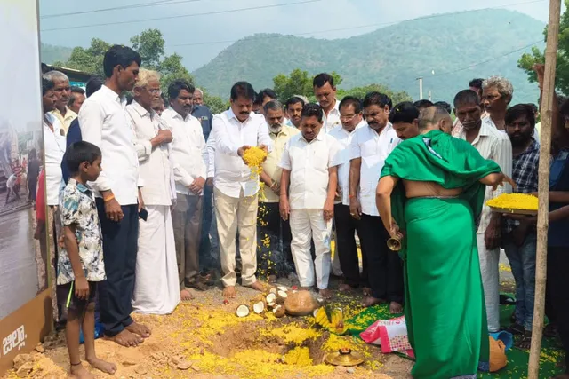 అభివృద్ధి పనులకు శ్రీకారం చుట్టిన గూడూరి ఎరిక్షన్ బాబు