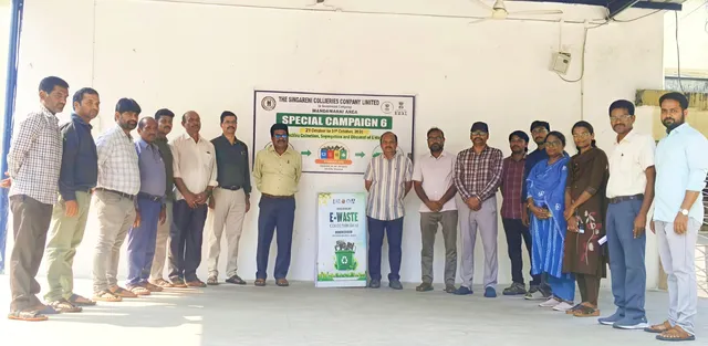 సింగరేణిలో ఈ-వ్యర్థాల సేకరణ, తొలగింపు కార్యక్రమం