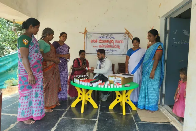 మేడాపురం దళిత వాడలో ఉచిత యునాని వైద్య శిబిరం
