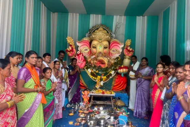 నర్సంపేటలో విఘ్నేశ్వరుని ప్రత్యేక పూజలు