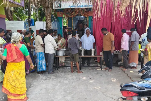వరసిద్ధి వినాయక ఆలయంలో అన్నదానం