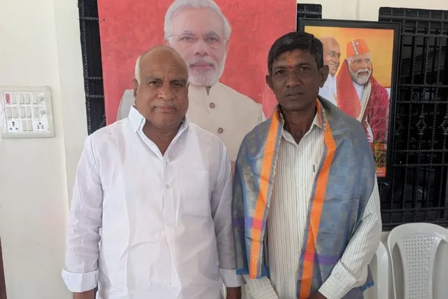 ఎమ్మెల్యే పవార్ రామారావుతో బాసర బీజేపీ శ్రేణులు భేటీ