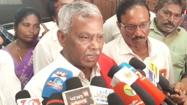 எங்கள் ஆதரவில்தான் தவெக ஆட்சி நடக்கிறது: சண்முகம் பேட்டி