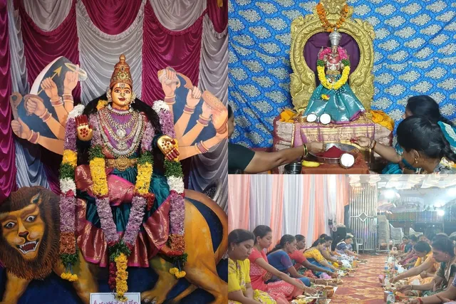 శ్రీ మహాచండీదేవి అవతారంలో శ్రీ కన్యకా పరమేశ్వరి అమ్మవారు