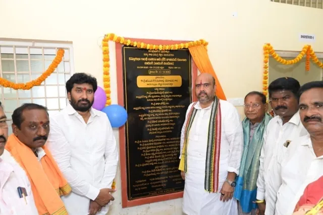 బొబ్బిలిలో కస్తూర్బా స్కూల్ నూతన భవనానికి శంకుస్థాపన