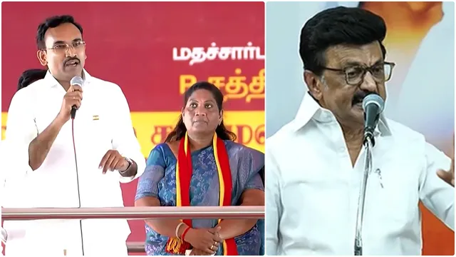 "திமுக தலைவர் ஸ்டாலின் உருவ கேலி செய்திருக்கிறார்”.. அமைச்சர் அருண்ராஜ்