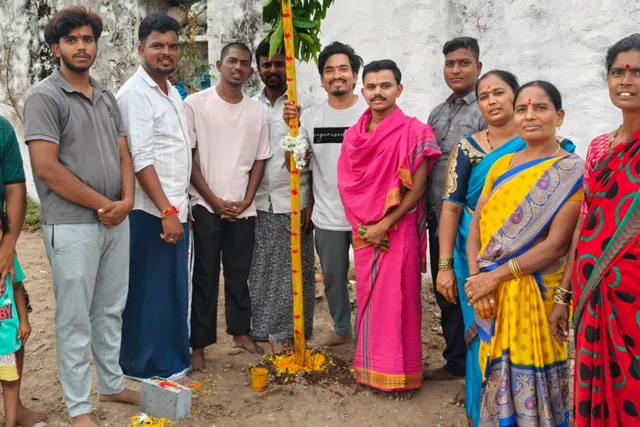 పెరవలిలో వినాయక సంబరాలకు కర్ర పూజతో శ్రీకారం