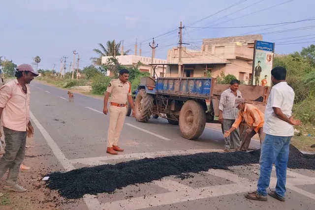 ప్రమాదాల నివారణకు ఎస్సై మణికంఠ చర్యలు
