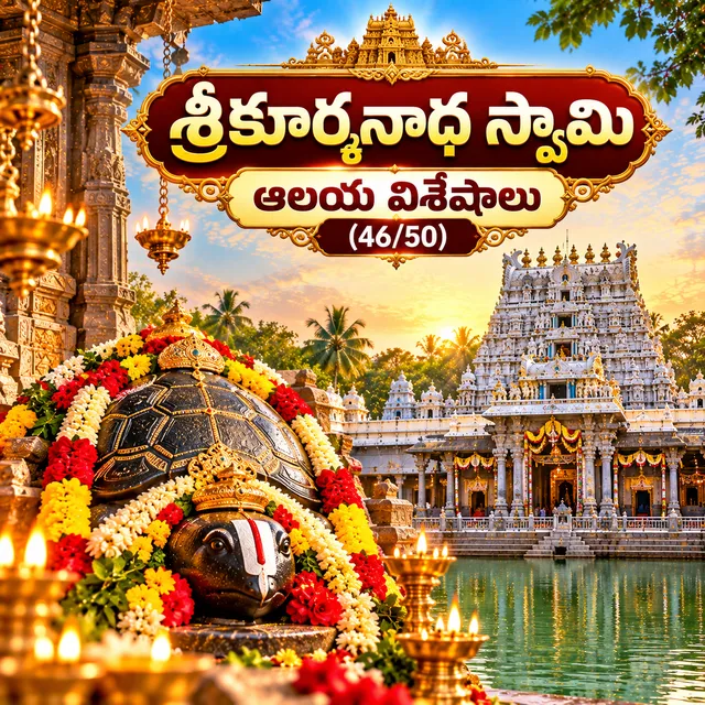 శ్రీకూర్మం శ్రీకూర్మనాథ స్వామి ఆలయ విశేషాలు (46/50)