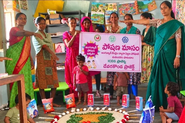 పోషకాహారం ప్రాముఖ్యతను వివరించిన సూపర్వైజర్ శోభ