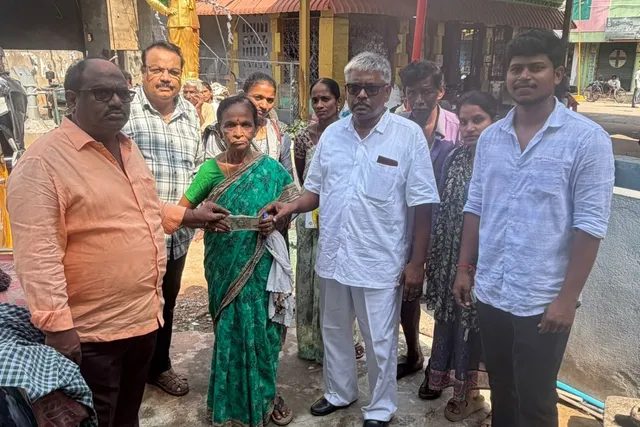 మాడుగుల పంచాయతీలలో ఎన్టీఆర్ భరోసా' పింఛన్ల పంపిణీ
