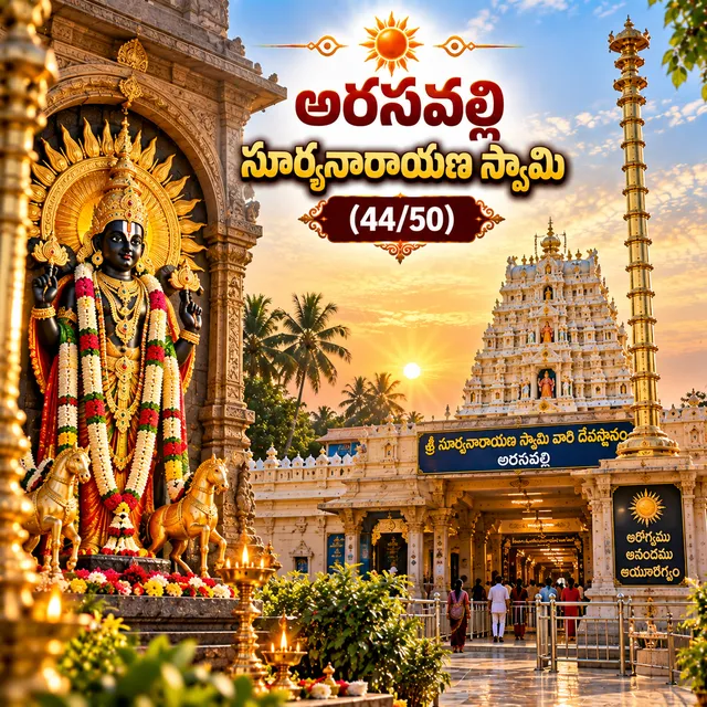 అరసవల్లి సూర్యనారాయణ స్వామి ఆలయ విశేషాలు (44/50)