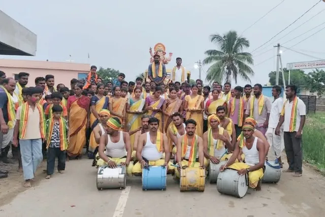 బోరిగాం గ్రామంలో ఘనంగా గణేష్ నిమజ్జనం