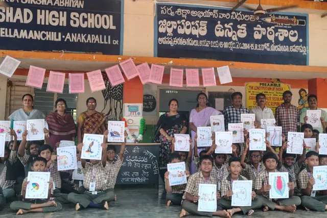 జడ్పీహెచ్ఎస్ పాఠశాలలో హిందీ దినోత్సవ వేడుకలు జడ్పీహెచ్ఎస్ పాఠశాలలో హిందీ దినోత్సవ వేడుకలు
