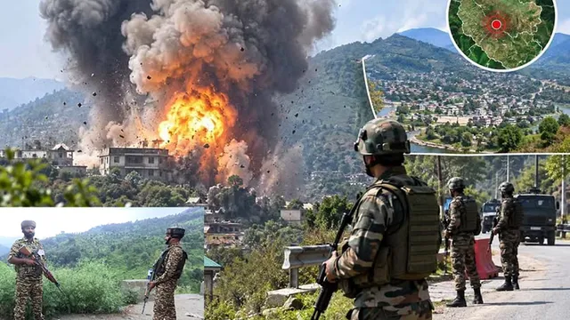 பாகிஸ்தான் பயங்கரவாதிகள் கண்ணிவெடியில் சிதறி உயிரிழப்பு