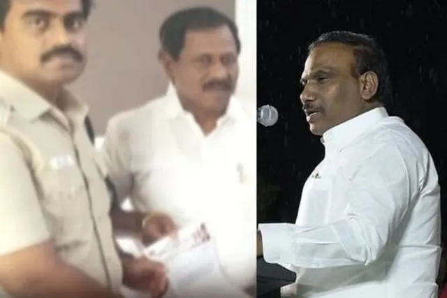 ஆ.ராசா எம்.பி மீது போலீசில் புகார் அளித்த தவெக எம்.எல்.ஏ