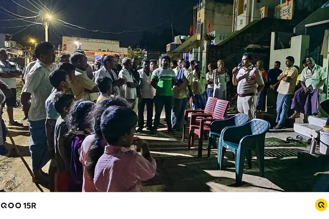 కొత్తూరులో శాంతియుత ఎన్నికల కోసం పోలీసుల పిలుపు