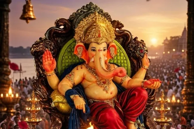 మగ్దుంపల్లి గ్రామంలో హనుమాన్ మందిర్ వినాయకుడి నిమజ్జనం