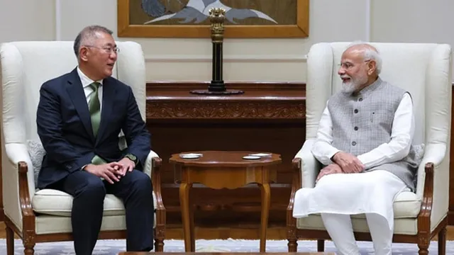 இந்தியாவில் ரூ.1.4 லட்சம் கோடி முதலீடு செய்யயும் ஹூண்டாய் நிறுவனம்