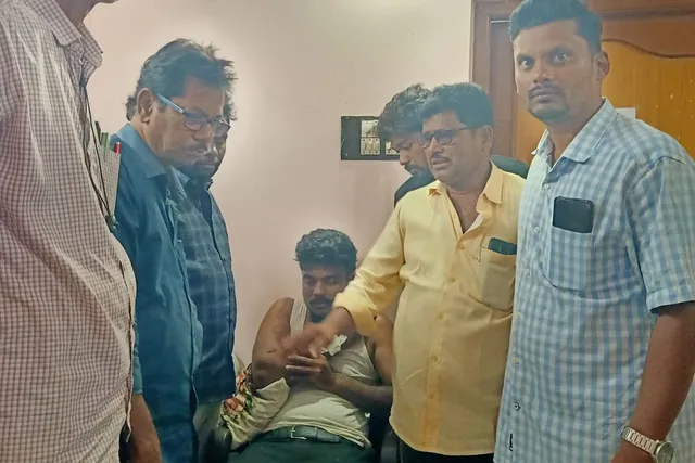 విద్యుత్‌ పనుల్లో లైన్మెన్‌కు గాయం
