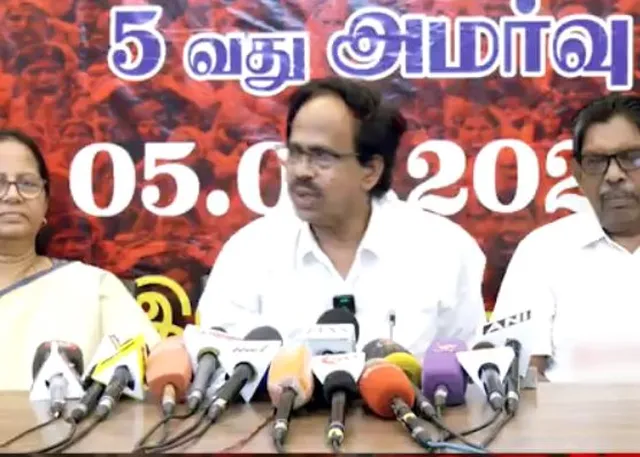 தவெகவுக்கு ஆதரவா? - சிபிஐ மு.வீரபாண்டியன் தகவல்
