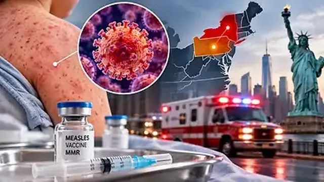 న్యూయార్క్‌లో మీజిల్స్ కలకలం