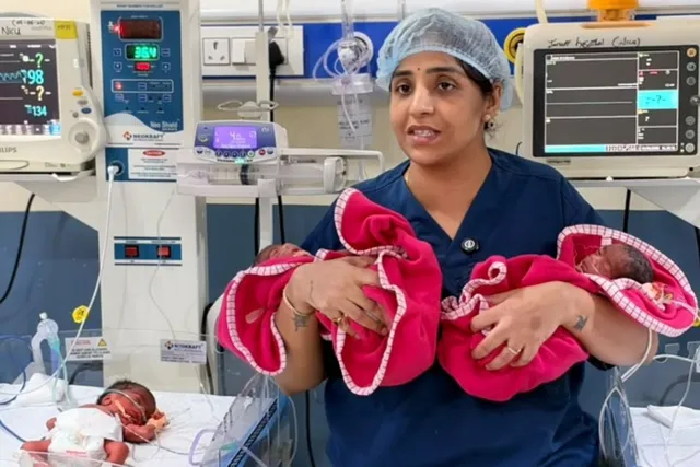 ఒకే కాన్పులో ముగ్గురు శిశువుల జననం