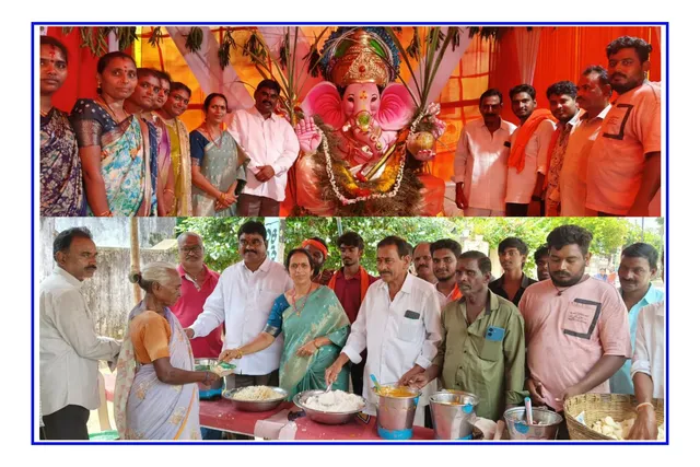 కొత్వాల దంపతుల చేతుల మీదుగా అన్నదానం ప్రారంభం