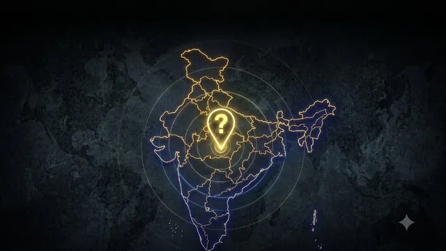 Do you know which city is located in the heart of India?