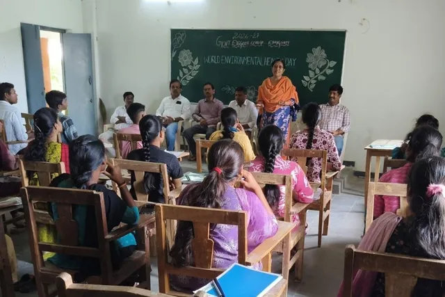 ధర్పల్లి ప్రభుత్వ డిగ్రీ కళాశాలలో ప్రపంచ పర్యావరణ ఆరోగ్య దినోత్సవం