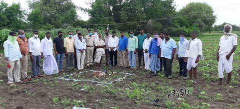 వైకుంఠధామం నిర్మాణానికి శంకుస్థాపన చేసిన సర్పంచ్
