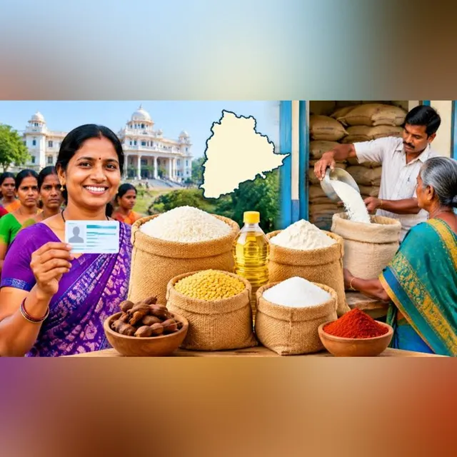 తెలంగాణ రేషన్ షాపుల్లో సబ్సిడీ ధరలకు నిత్యావసర సరుకులు!