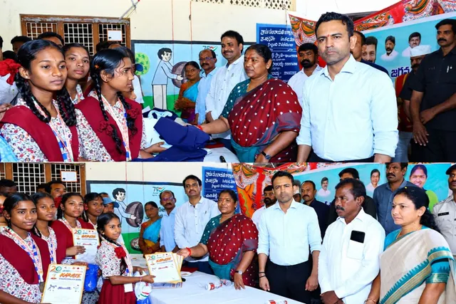 జాతీయ కరాటే పోటీల్లో సత్తాచాటిన జగ్గన్నపేట విద్యార్థినులను అభినందించిన మంత్రి