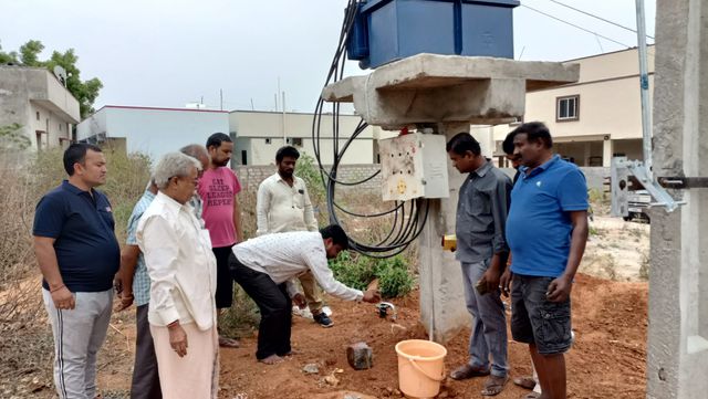 నాగారం 1 వ వార్డు లో ట్రాన్స్ఫార్మర్ ఓపెనింగ్