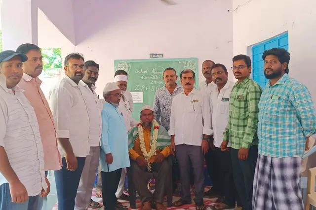 చాపాడు పాఠశాలలో స్కూల్ కమిటీ చైర్మన్‌గా అలీ మస్తాన్