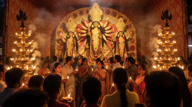 దుర్గాదేవి ఊరేగింపులో అపశ్రుతి