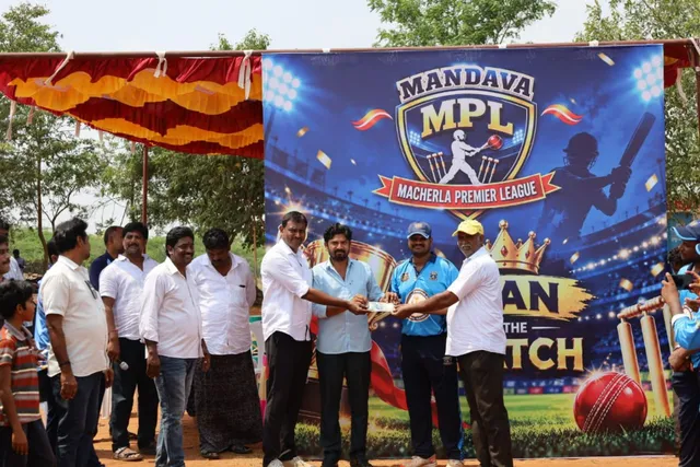 2 వికెట్ల తేడాతో రెంటచింతల రాయల్స్ గెలుపు