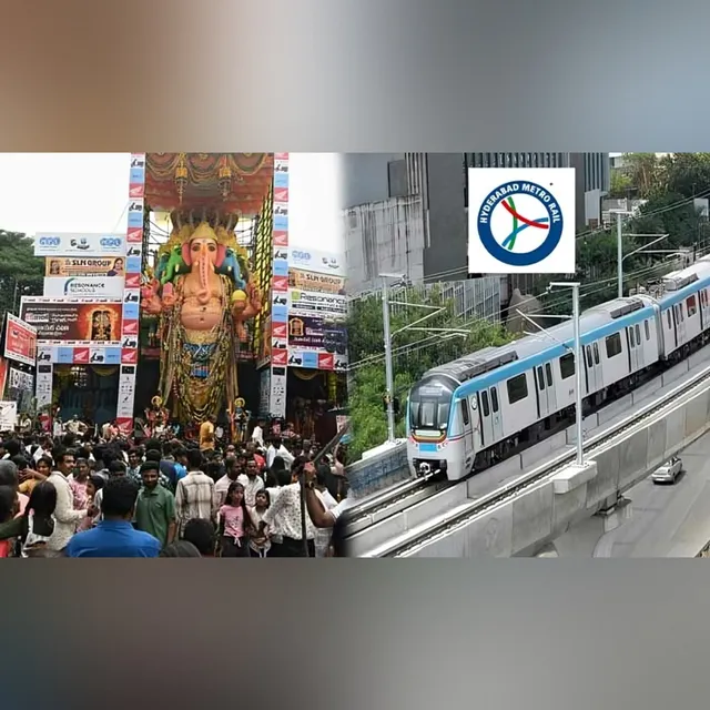 గణేషుడి నిమజ్జనం.. నేడు మెట్రో సేవలు పొడిగింపు